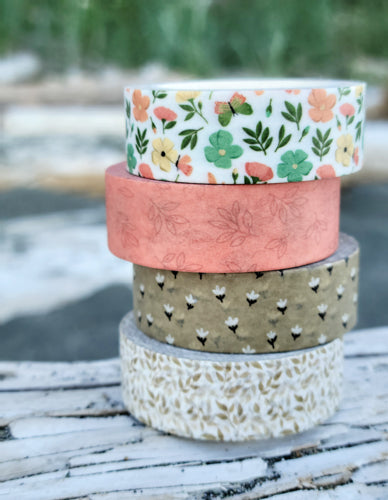 Neutral Set of 4 Washi Tapes – Office Odds and Ends